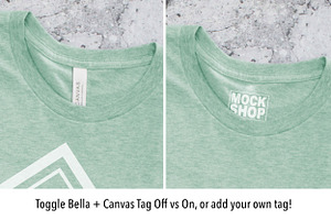 Color Changeable Bella Canvas Mockup