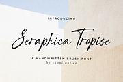 Seraphica Tropise, a Script Font by Shopifont.co (Thumbnail 13 of 13)