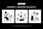 45 Animated Modern Lifestyle Icons, an Outline Icon by Prosymbols (Thumbnail 1 of 4)