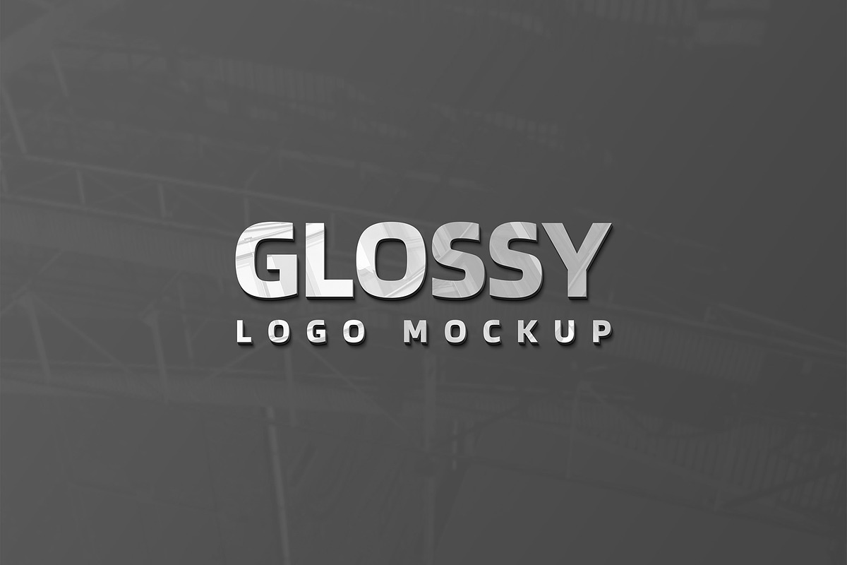 Glossy Logo Mockup, a Product Mockup by graphypix (Photo 4 of 4)
