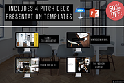 Creative Pitch Deck Bundle 50% OFF, a Presentation Template by Template Monkey @dscience (Thumbnail 5 of 30)