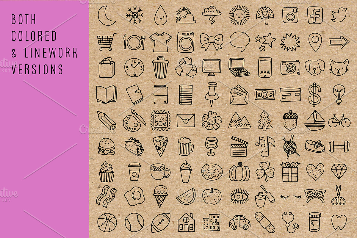 90 Planner Icons | Vector & PNG, an Outline Icon by Kristin Nohe Juchs (Photo 2 of 4)