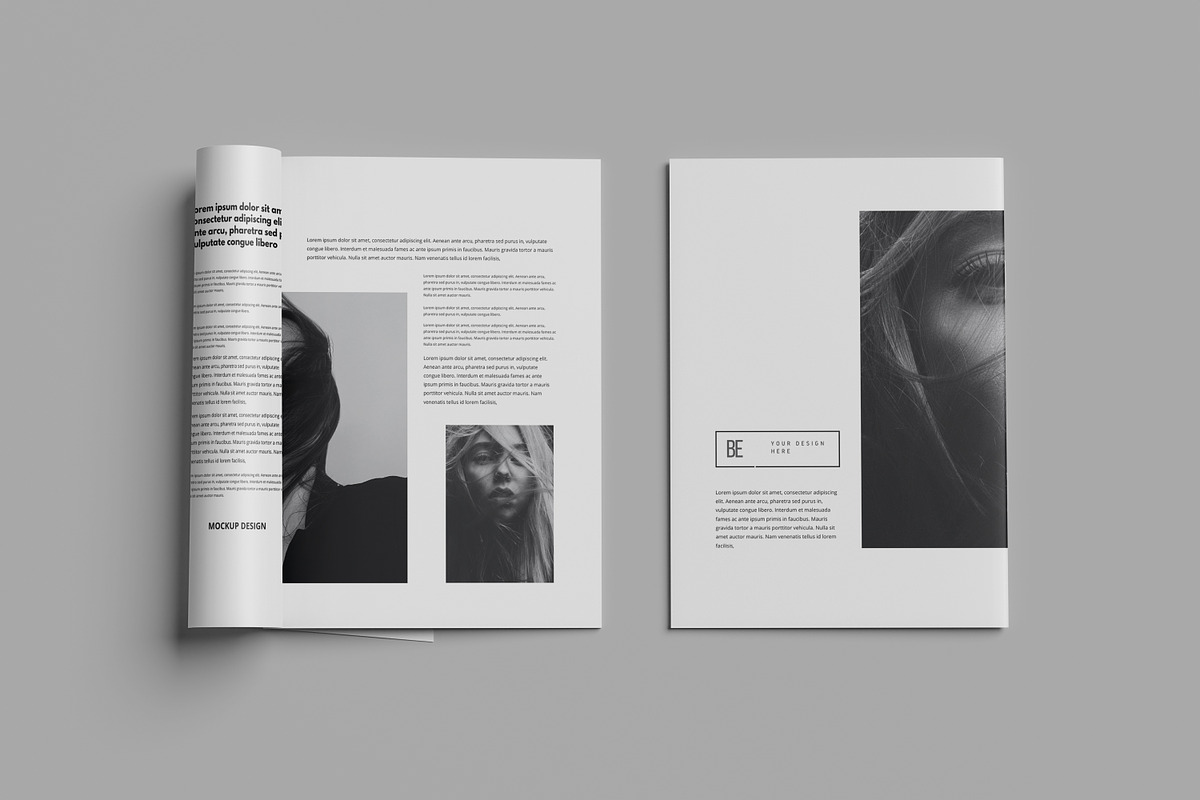 A4 Magazine Mockup, a Print Template by AKMAL STUDIO (Photo 7 of 14)