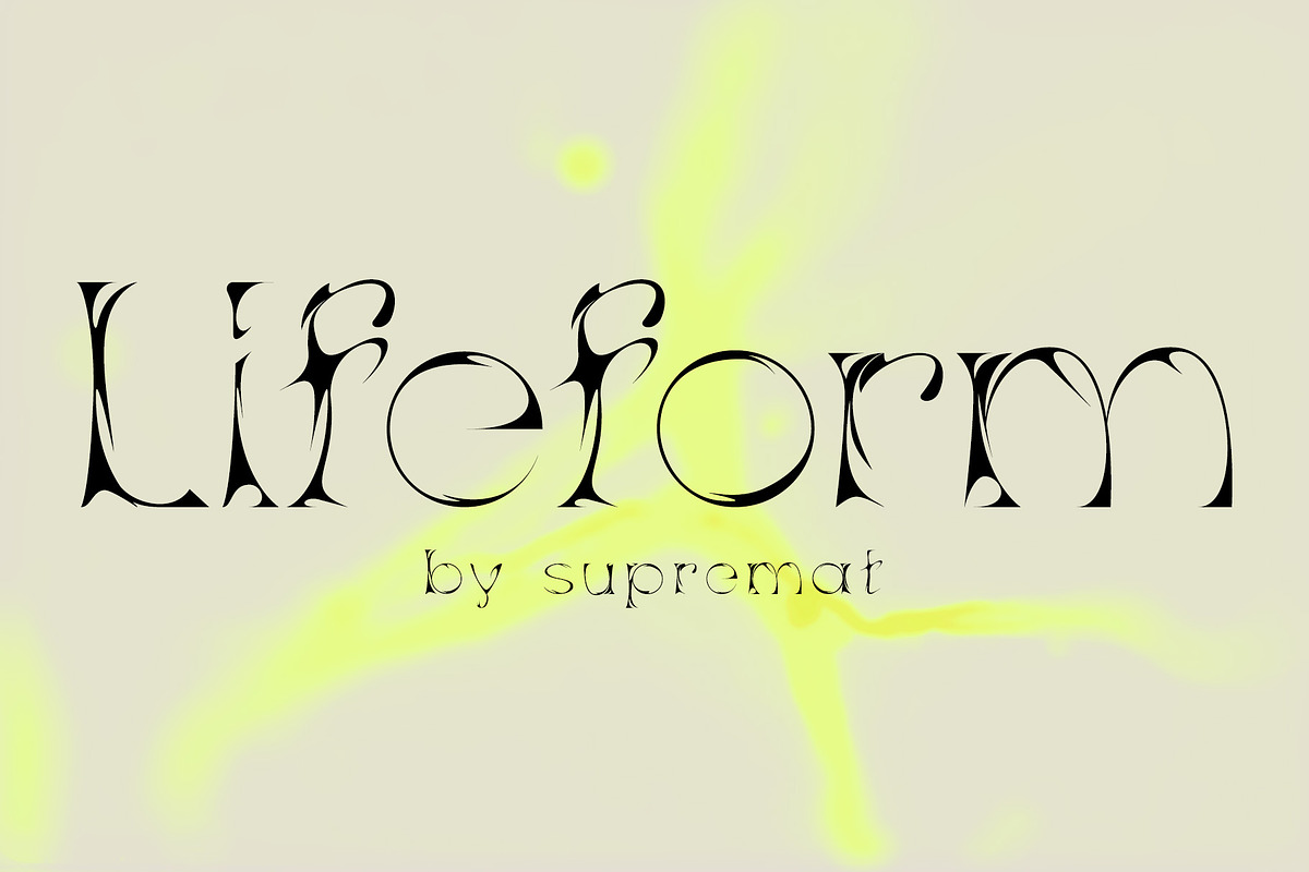 Lifeform Typeface, a Font by Supremat (Photo 1 of 7)