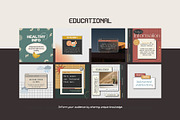 Instagram Engagement Retro CANVA, a Social Media Template by Analogi Studio (Thumbnail 15 of 24)