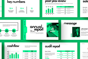 Annual Report Presentation, a Presentation Template by ContestDesign