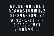 Deluge Condensed Sans Serif, a Sans Serif Font by Artiveko (Thumbnail 2 of 10)