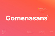 Gomenasans Geometric Rounded Sans, a Sans Serif Font by Glowtype (Thumbnail 1 of 12)