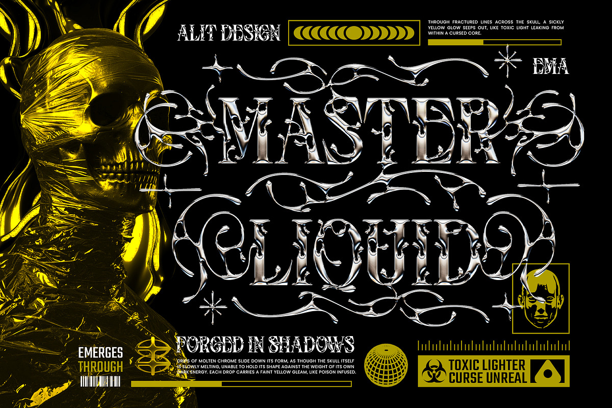 Tribal Hole Typeface, a Serif Font by alit design (Photo 5 of 20)
