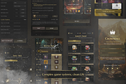Crownfall Dark Fantasy RPG Game UI, an UI Kit Template by Timber Store (Thumbnail 3 of 8)