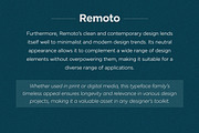 Remoto Typeface, a Sans Serif Font by JAM Type (Thumbnail 16 of 35)