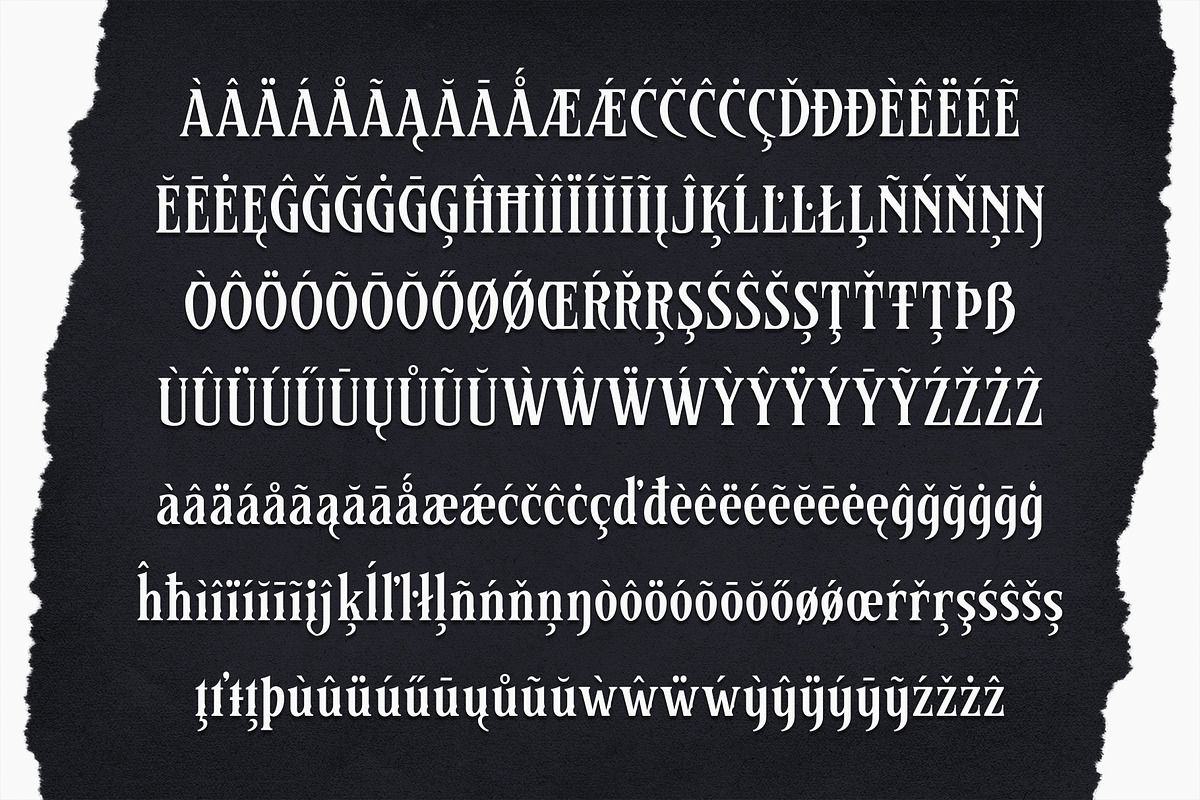 Gravord - Mysterious Serif, a Serif Font by iqbal habibi (Photo 7 of 9)