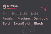 YNF Orion | Rounded sans serif, a Sans Serif Font by YNF (Thumbnail 4 of 45)