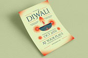 Green Modern Diwali Event Flyer, a Flyer Template by VectorVactory (Thumbnail 3 of 3)