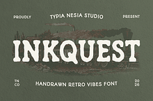Inkquest - Rough Vintage Slab Serif