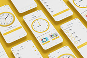 Clock Time & Watch Alarm & World App, an App Template by nagaredesignstudio (Thumbnail 1 of 2)