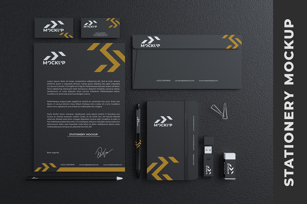 Branding Stationery Mockup, a Product Mockup by Pixie Creative (Photo 1 of 6)