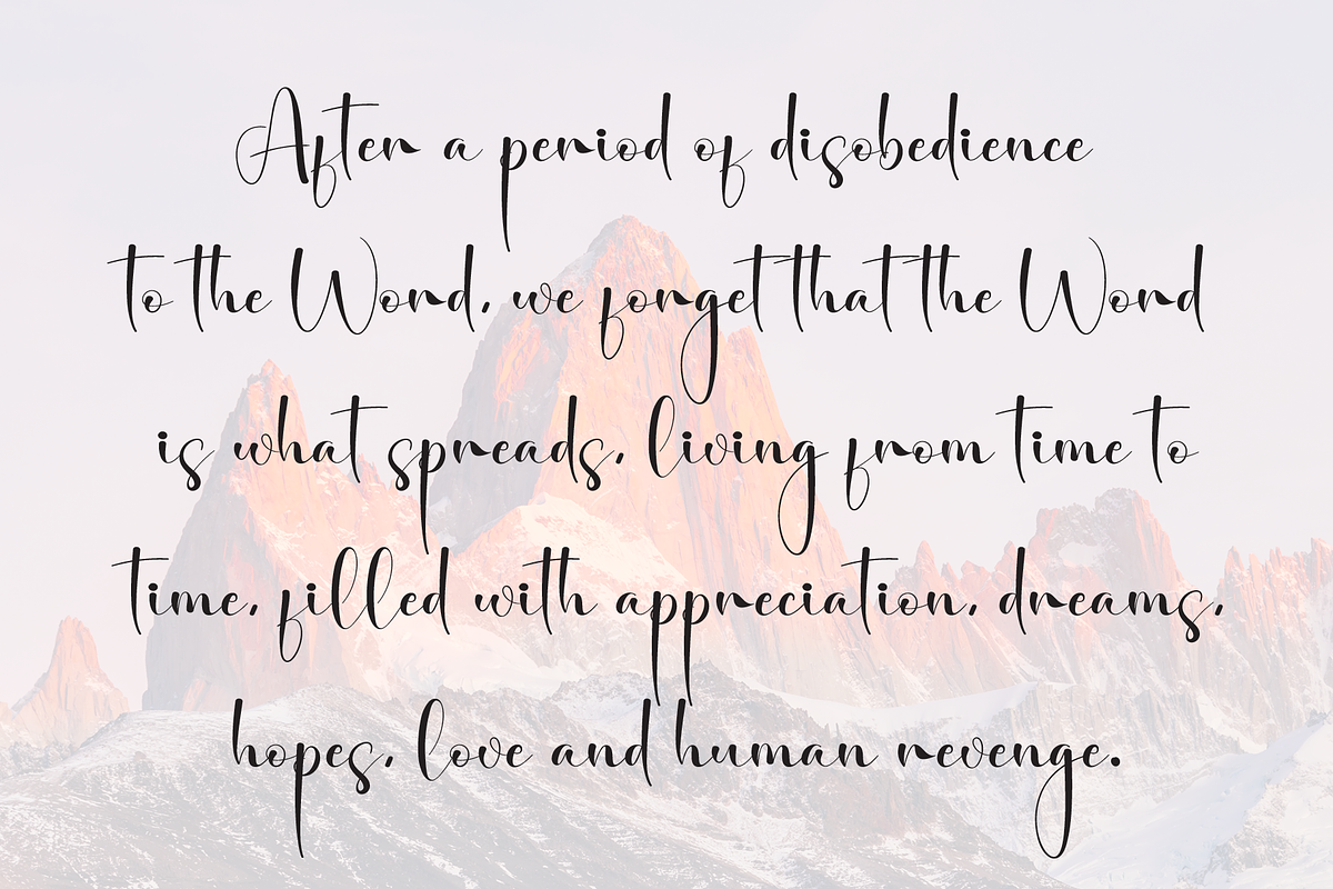 Charming | Script Font, a Handwritten Font by Scratchones (Photo 6 of 9)