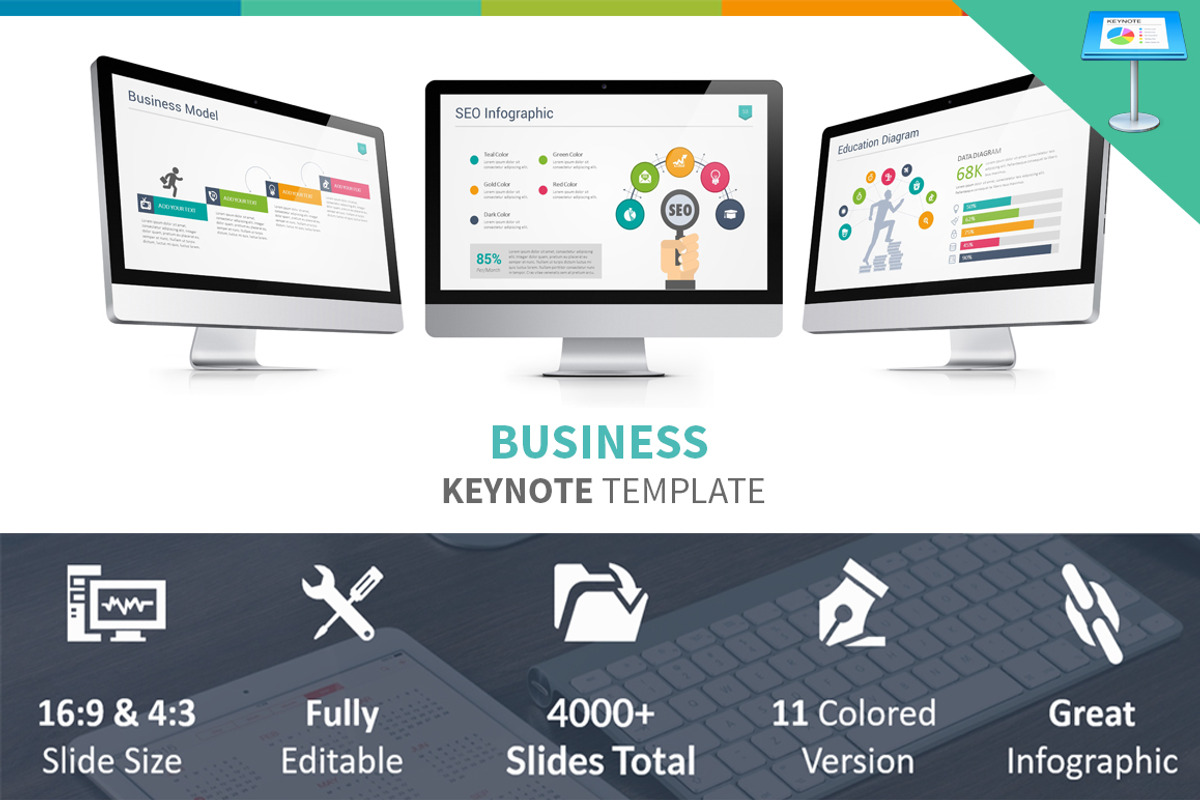 Business Keynote Template, a Presentation Template by GraStudios (Photo 1 of 5)