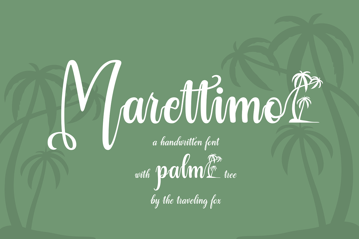 Marettimo Summer-Vibe Font