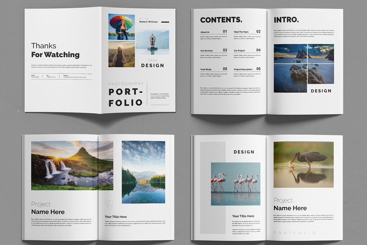 Photography Portfolio Design, a Magazine Template by MightyDesign (Photo 2 of 6)