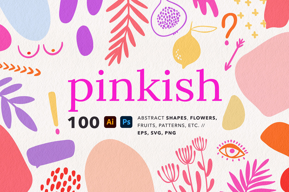 Pinkish. Vector Abstract Graphics, an Object Graphic by likorbut