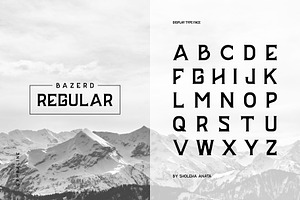 BAZERD - Typeface