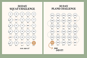 Fitness & Wellness Tracker Bundle, a Stationery Template by MIRoots Design Studio (Thumbnail 8 of 11)