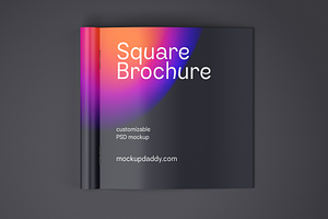 Square Brochure Mockup