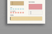 Daily and Weekly Planner Template, a Stationery Template by ContestDesign (Thumbnail 3 of 5)