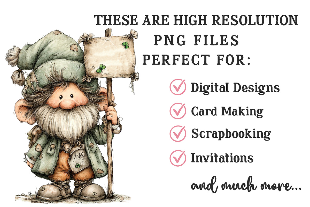 Whimsical St. Patrick's Day Clipart, an Illustration by OK Design (Photo 4 of 6)