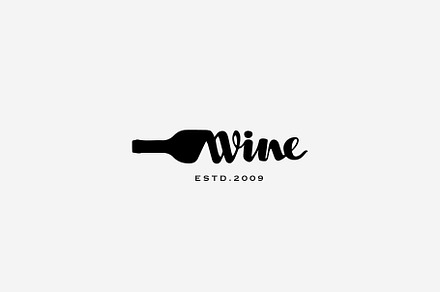 Wine Logo, Wine Restaurant Logo