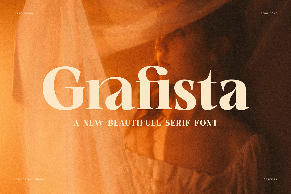 Grafista Elegant Luxury Serif Font, a Serif Font by Perfectype (Photo 1 of 8)
