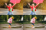 Realistic Rain Overlays, an Object Graphic by DreamyOverlay (Thumbnail 2 of 7)
