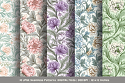 Vintage Floral Seamless Pattern, a Pattern Graphic by STUDIO CHOTI (Thumbnail 2 of 7)
