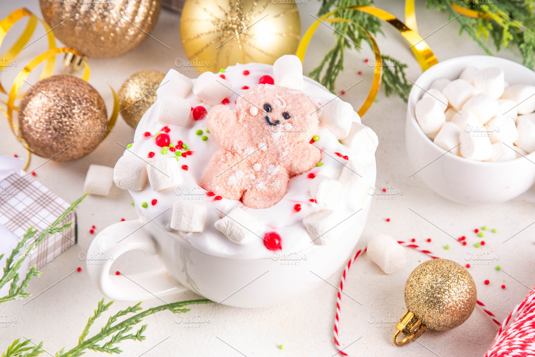 Christmas tasty leftovers stollen or Panettone ice cream, a Food & Drink Photo by Rimma