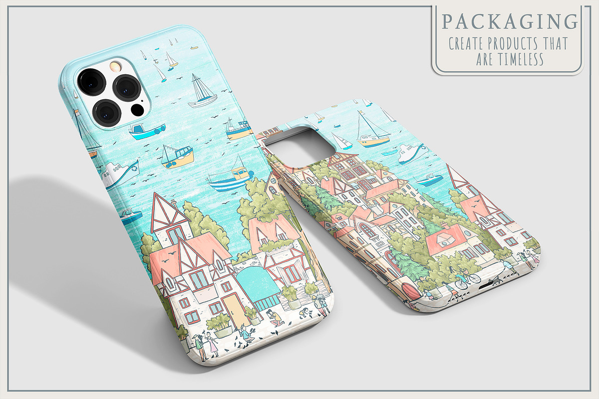 Fresco collection Sailing Town, a Wallpaper Graphic by Natalia0307 (Photo 13 of 14)