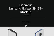 Samsung Galaxy S9 | S9+ Mock-up, an Android Mockup by IsometricWorld (Thumbnail 4 of 6)