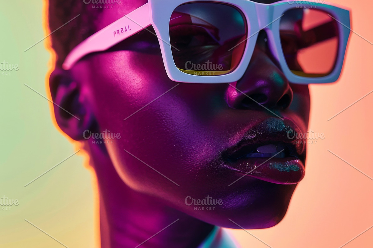 109 Fashion models in sunglasses, a Beauty & Fashion Photo by Handmadefont (Photo 52 of 113)