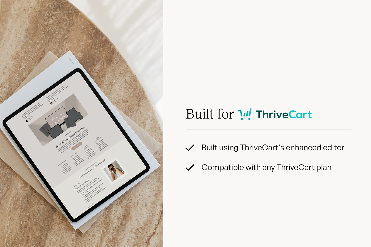 ThriveCart Sales Page Template, a Landing Page Template by Pixel & Flow (Photo 5 of 8)