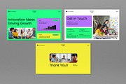 Green Company Profiles Google Slide, a Presentation Template by graphicook (Thumbnail 5 of 5)