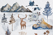 Watercolor The Call Of the Forest, an Animal Illustration by ArtCreationsDesign (Thumbnail 4 of 6)