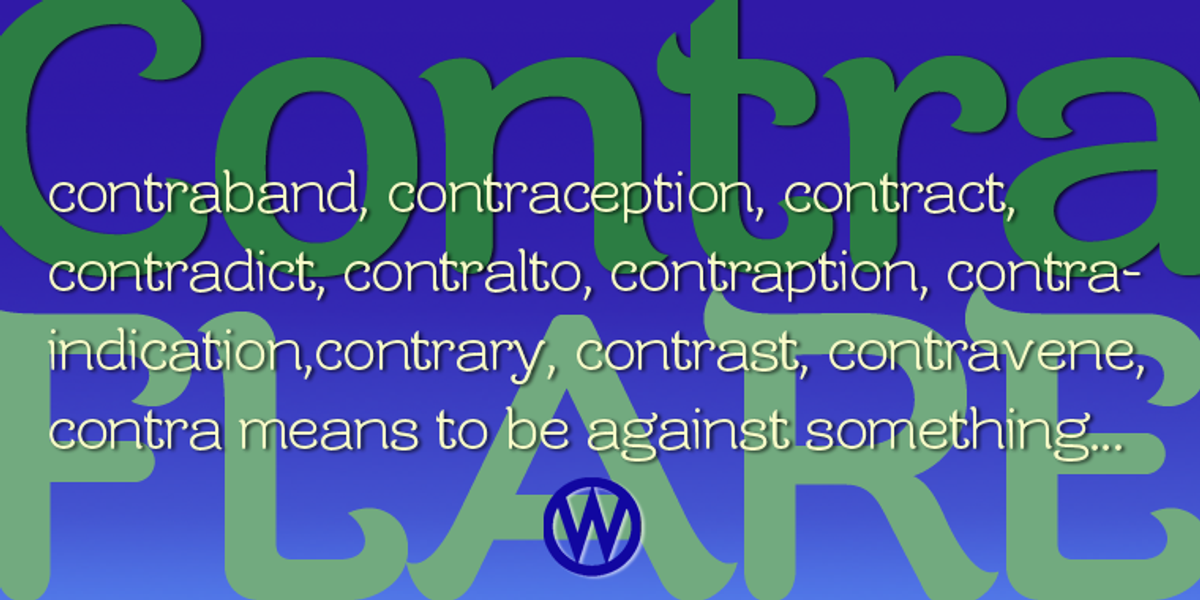 Contra Flare, a Serif Font by Wiescher-Design (Photo 1 of 8)