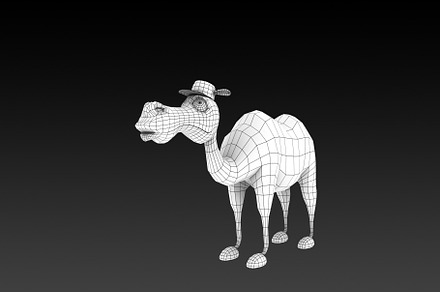 Cartoon Camel 3D Model, an Animal 3D Model by theresumepark