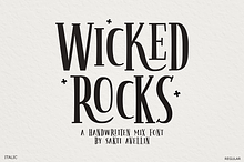 Wicked Rocks - Handwritten Font