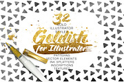 Goldish Kit. For Illustrator+Extras, a Layer Style Add-On by Ruslan Zelensky (Thumbnail 2 of 5)
