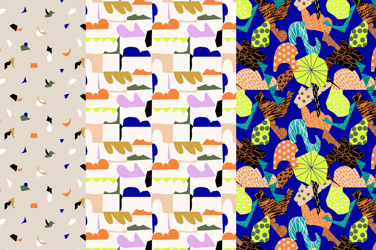 COLLAGE: patterns & cutout elements, an Object Graphic by Lena Nikolaeva (Photo 11 of 15)
