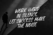 Black Sergio Brush Font, a Handwritten Font by RantautypeStudio (Thumbnail 7 of 13)