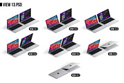 Apple Macbook Pro 14 (2021) MockUp, a Mac Mockup by Alex_Yanko (Thumbnail 14 of 19)
