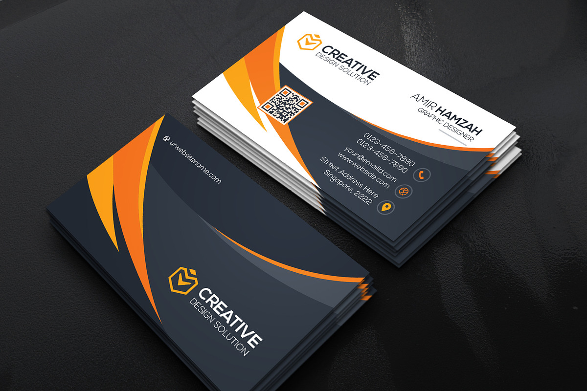 Corporate Business Card, a Business Card Template by GenerousArt (Photo 3 of 5)